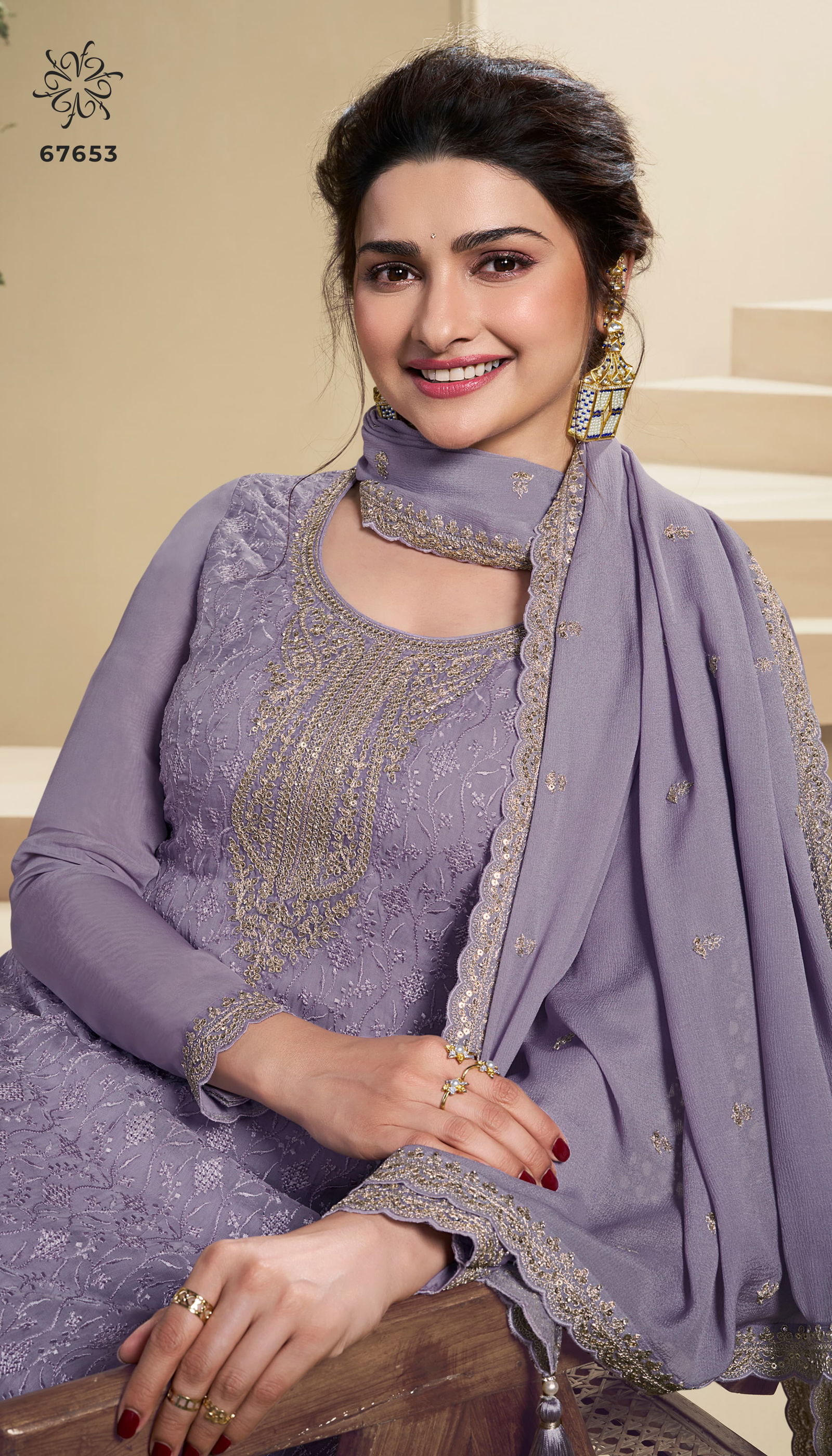 Saroj By Vinay Kuleesh Organza Designer Salwar Suits Wholesale Price In Surat
